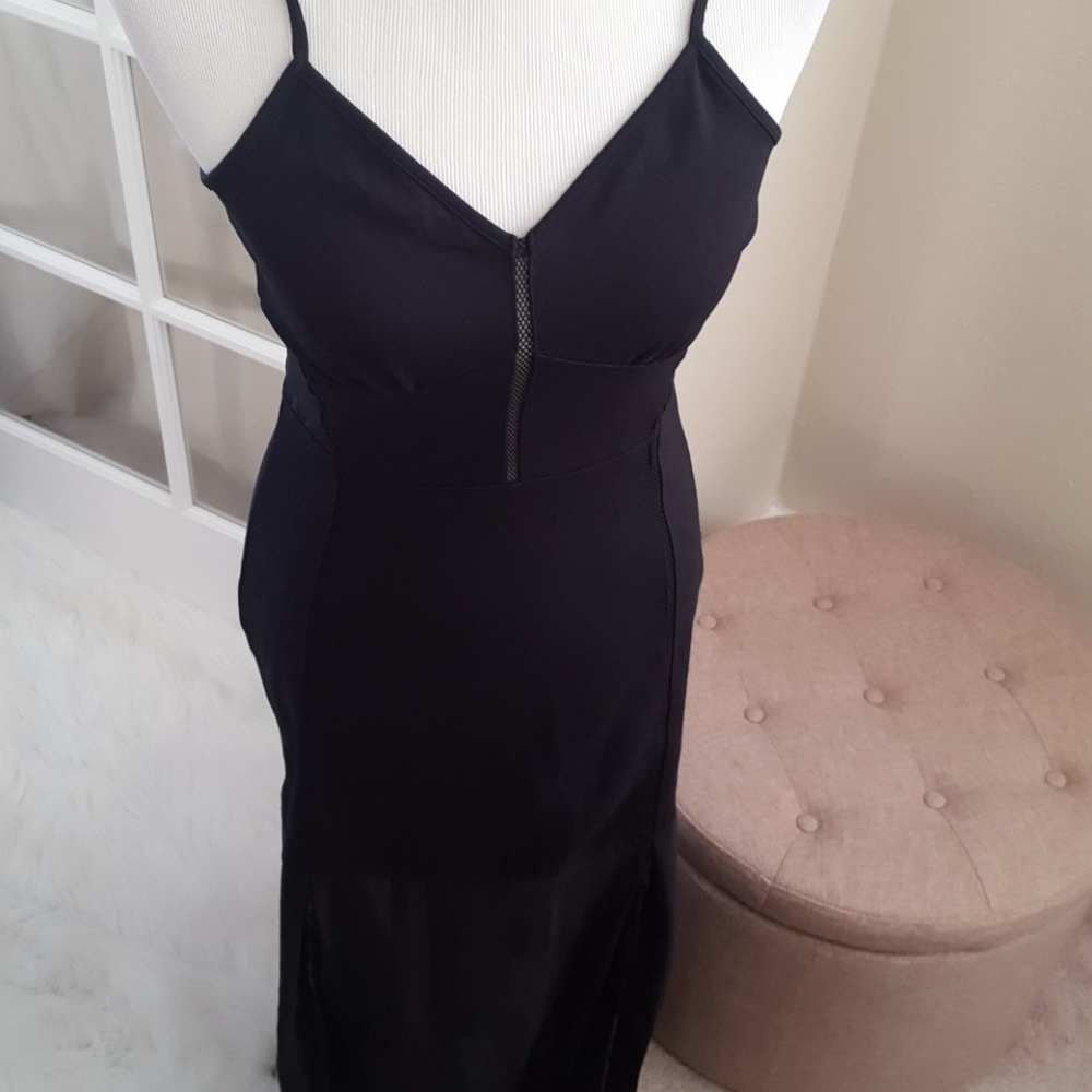 French Connection Sheer Skirt Maxi Dress, Mesh - Picture 6 of 8